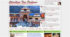 Desktop Screenshot of chardhamtourpackages.com